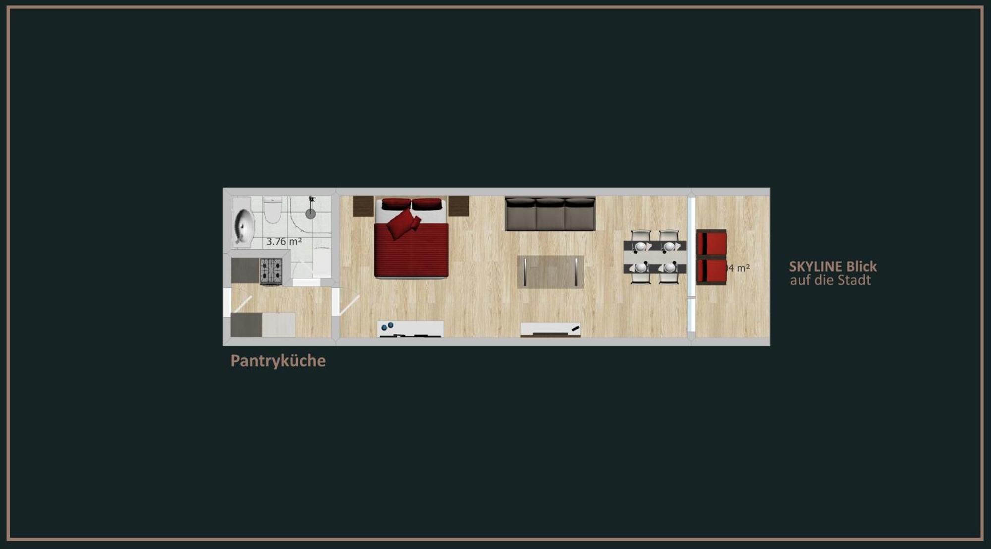 겔젠키르헨 Themenpartment Himmel Und Mehr Penthouse 아파트 외부 사진